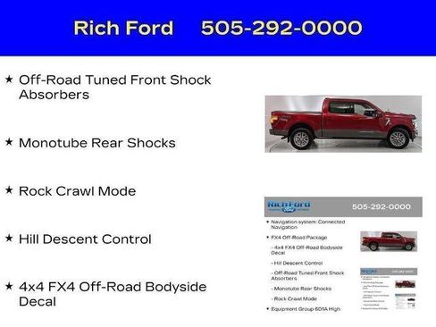 Certified 2025 Ford F150 King Ranch w/ FX4 Off-Road Package AWD/4WD image 22