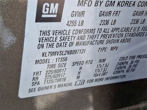 Certified 2022 Chevrolet TrailBlazer ACTIV w/ Sun and Liftgate Package image 34