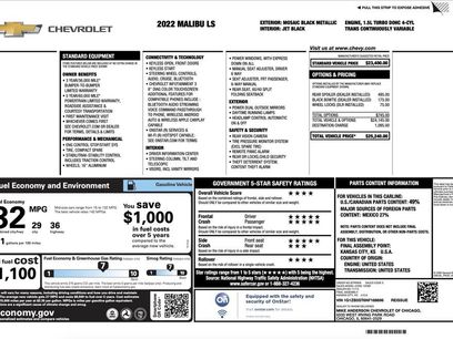 Used 2022 Chevrolet Malibu LS