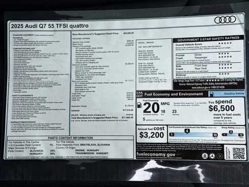 Used 2025 Audi Q7 3.0T Premium Plus w/ Premium Plus Package image 21