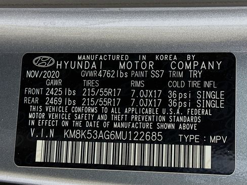 Used 2021 Hyundai Kona Ultimate w/ Cargo Package FWD image 12