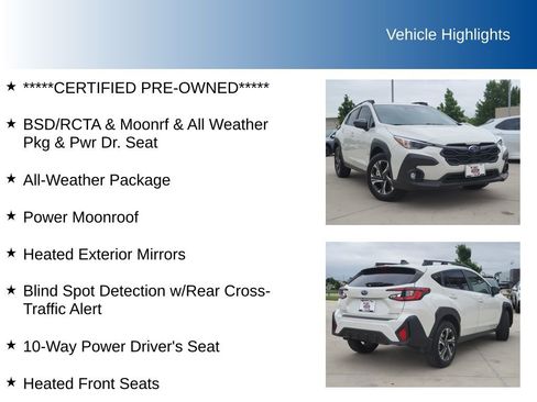 Certified 2024 Subaru Crosstrek 2.0i Premium AWD/4WD image 5