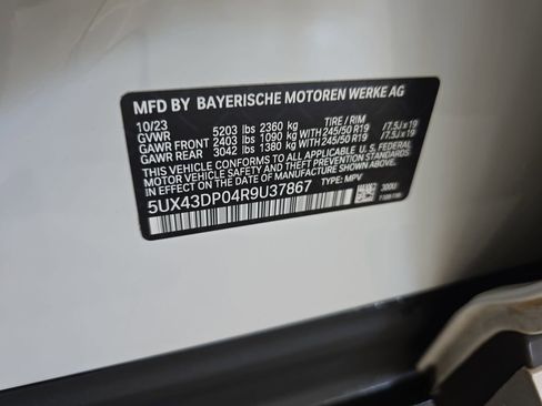 Certified 2024 BMW X3 sDrive30i image 30