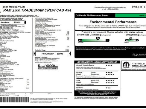 Used 2024 RAM 2500 Tradesman w/ Chrome Appearance Group AWD/4WD image 4