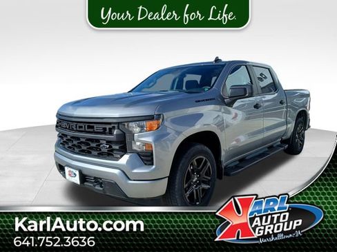Used 2023 Chevrolet Silverado 1500 Custom w/ LPO, Dark Essentials Package AWD/4WD image 1