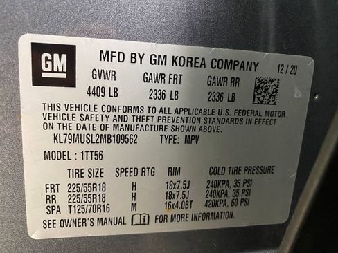 Certified 2021 Chevrolet TrailBlazer RS w/ Technology Package image 33