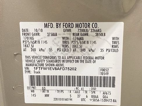 Used 2010 Ford F150 XLT AWD/4WD image 29