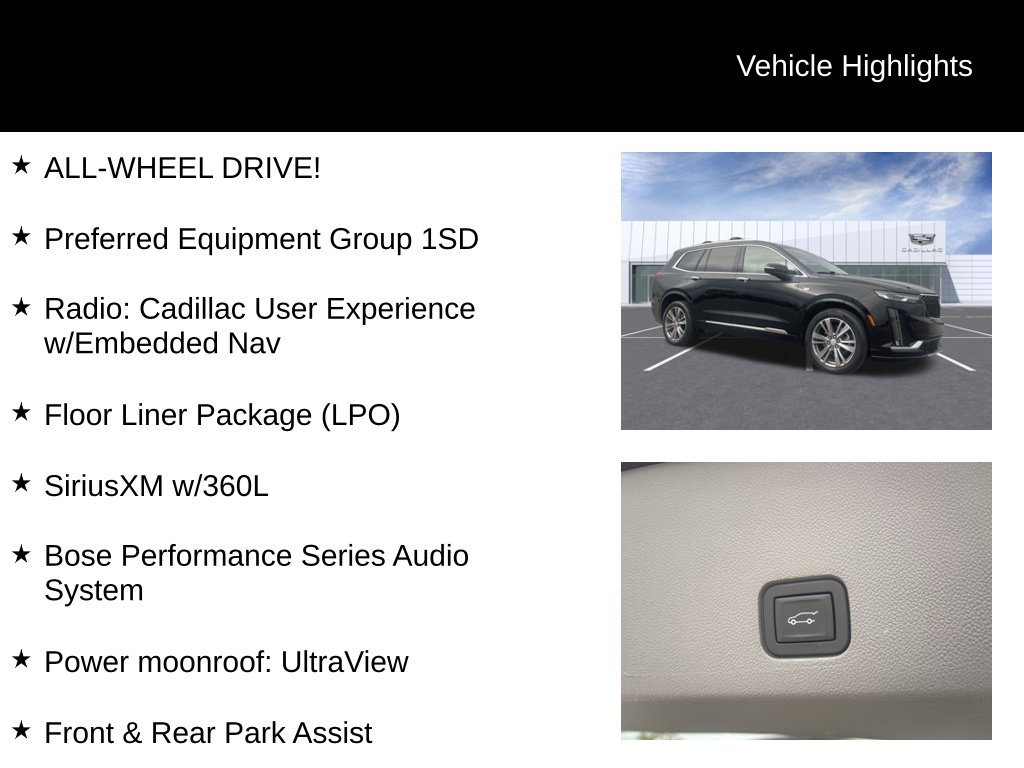Used 2025 Cadillac XT6 Premium Luxury w/ LPO, Floor Liner Package AWD/4WD image 10