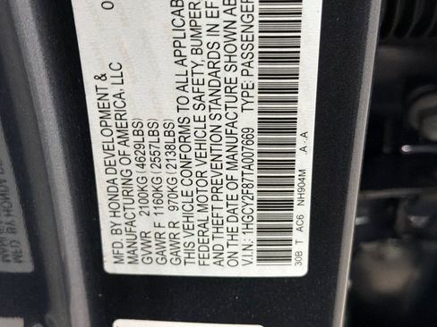 New 2026 Honda Accord Touring image 26