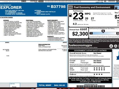 Certified 2025 Ford Explorer ST-Line w/ ST-Line Street Pack