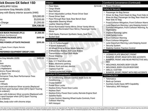 Used 2023 Buick Encore GX Select w/ Experience Buick Package image 40