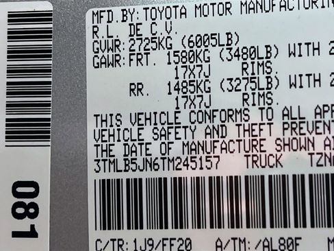 New 2026 Toyota Tacoma SR5 AWD/4WD image 25