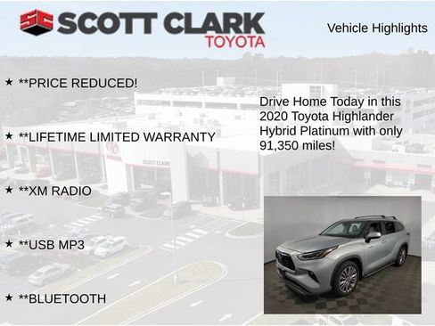 Used 2020 Toyota Highlander Platinum AWD/4WD image 13