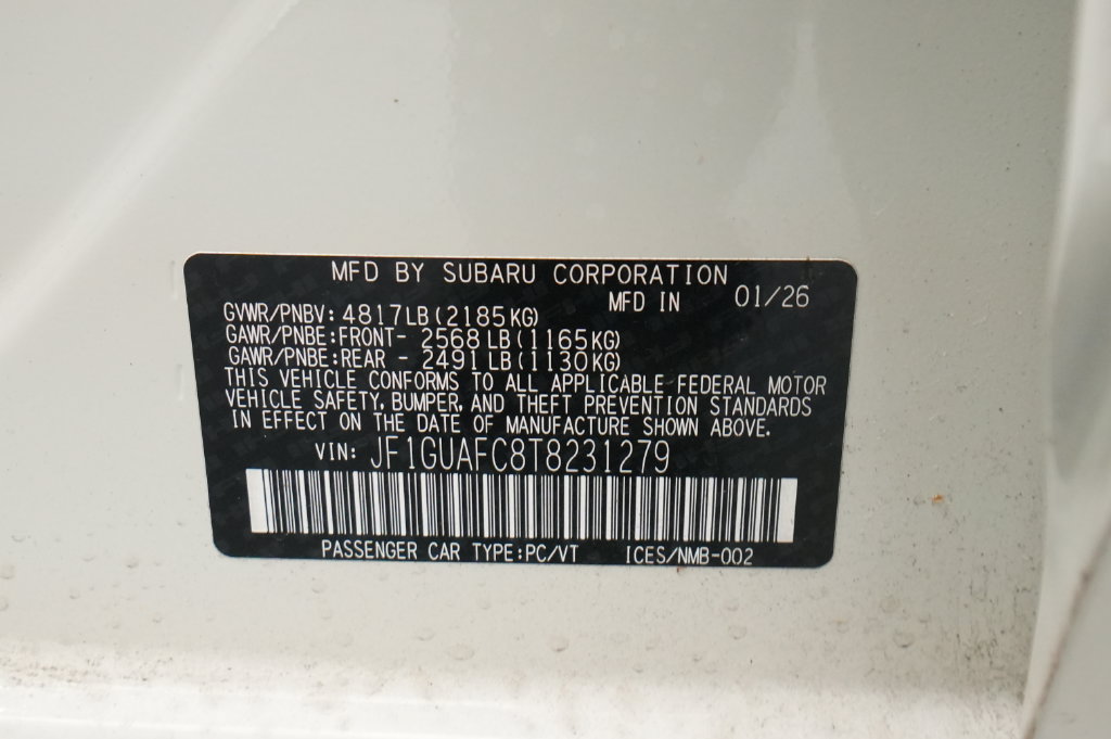 New 2026 Subaru Impreza 2.0i Sport AWD/4WD image 38