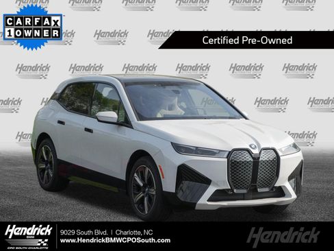 Certified 2024 BMW iX xDrive50 w/ Premium Package AWD/4WD image 1