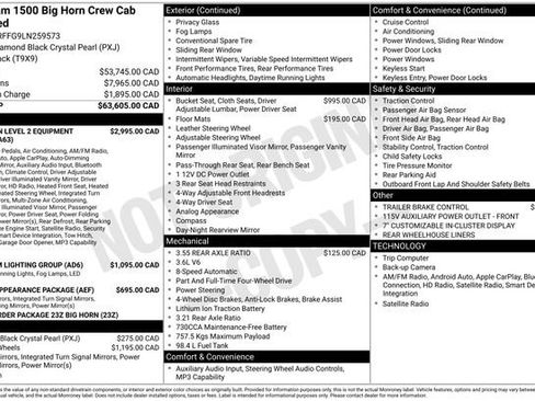 Used 2020 RAM 1500 Big Horn AWD/4WD image 4