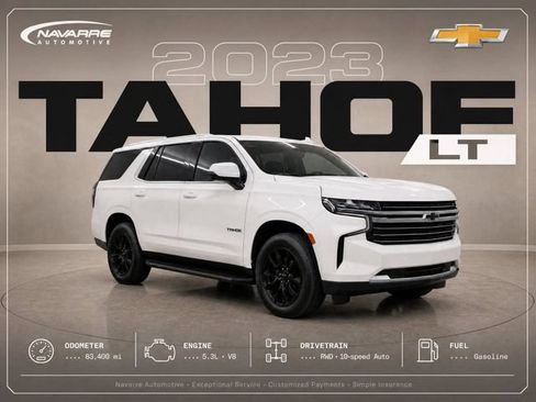 Used 2023 Chevrolet Tahoe LT w/ Luxury Package RWD image 1
