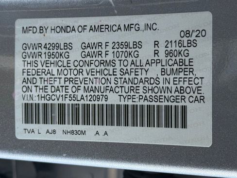 Used 2020 Honda Accord EX-L image 24