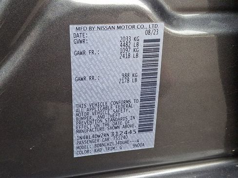 Certified 2024 Nissan Altima 2.5 SV w/ SV Premium Package image 26