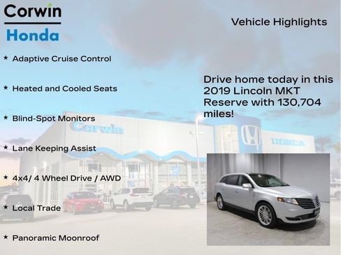 Used 2019 Lincoln MKT AWD image 6