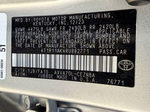 Used 2024 Toyota Camry LE w/ Convenience Package FWD image 27