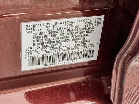 Used 2021 Nissan Sentra SV FWD image 34
