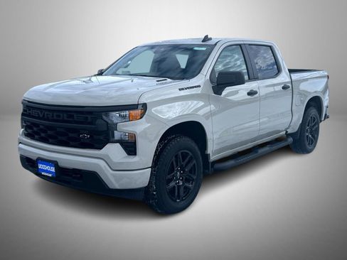 New 2026 Chevrolet Silverado 1500 Custom w/ Turbomax Blackout Package AWD/4WD image 1