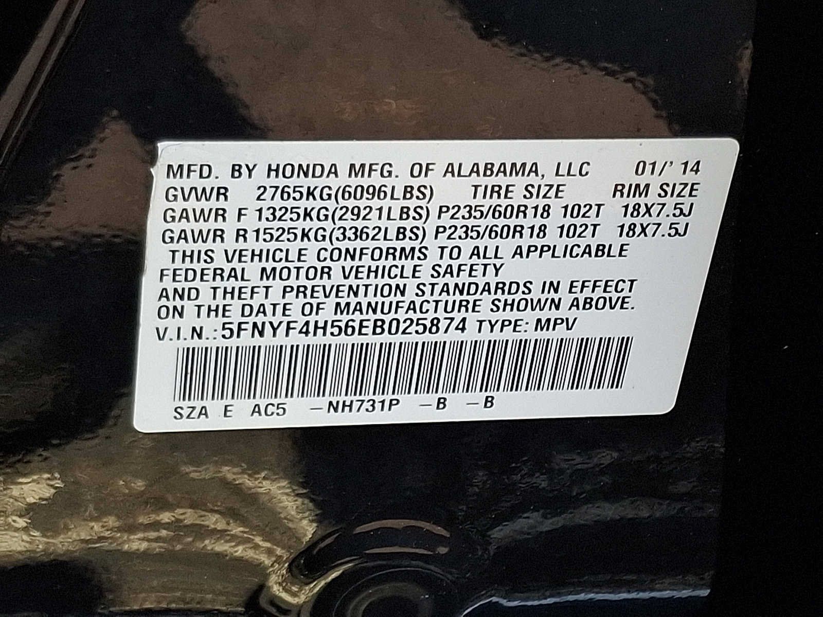 Used 2014 Honda Pilot EX-L image 27