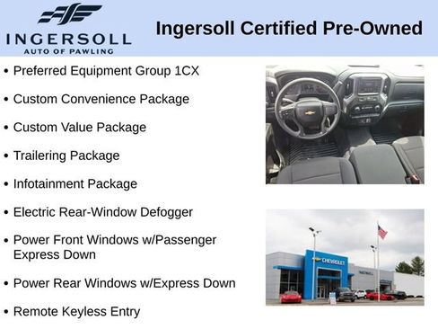 Used 2020 Chevrolet Silverado 1500 Custom w/ Custom Value Package AWD/4WD image 10