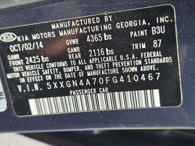 Used 2015 Kia Optima EX w/ EX Premium Package FWD image 12
