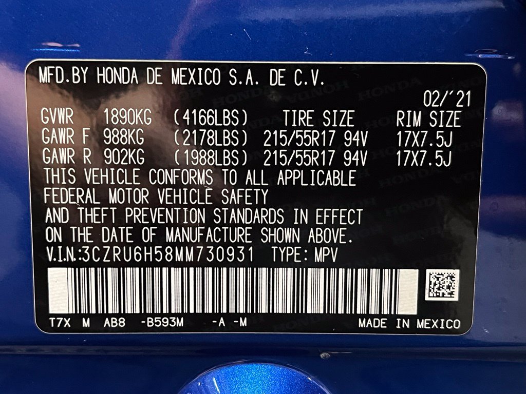Used 2021 Honda HR-V EX image 24