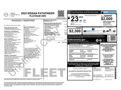 Used 2025 Nissan Pathfinder Platinum FWD image 5