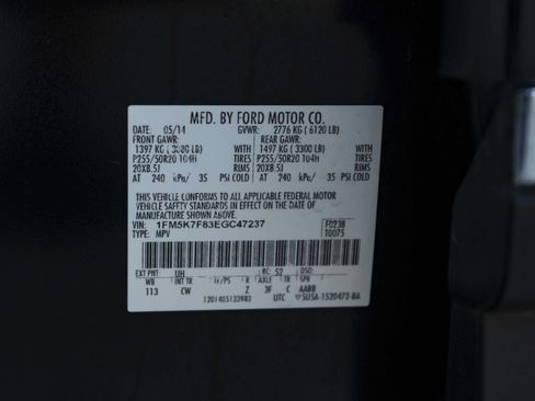 Used 2014 Ford Explorer Limited w/ Equipment Group 302A FWD image 44