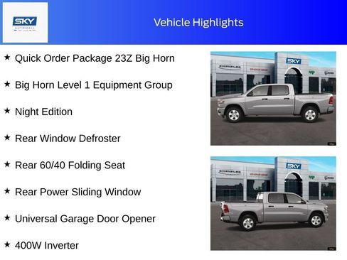 New 2025 RAM 1500 Big Horn w/ Night Edition image 11