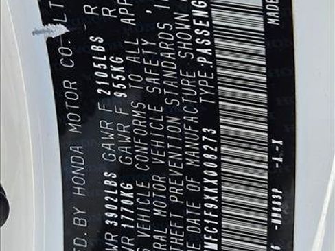 Used 2019 Honda Civic Touring image 25