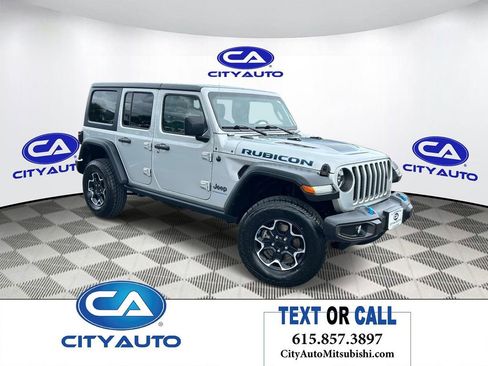 Used 2023 Jeep Wrangler Unlimited Rubicon 4xe w/ Cold Weather Group AWD/4WD image 1