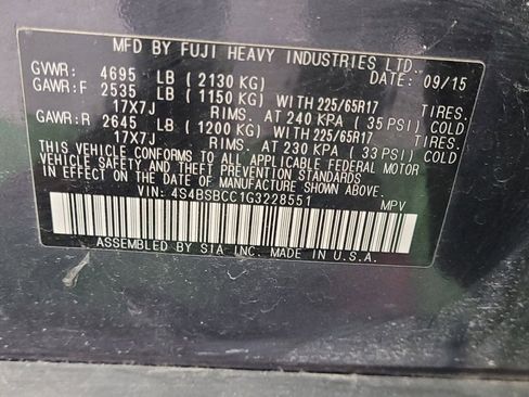 Used 2016 Subaru Outback 2.5i Premium image 33