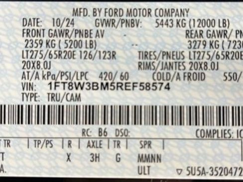 Used 2024 Ford F350 Limited w/ FX4 Off-Road Package AWD/4WD image 61