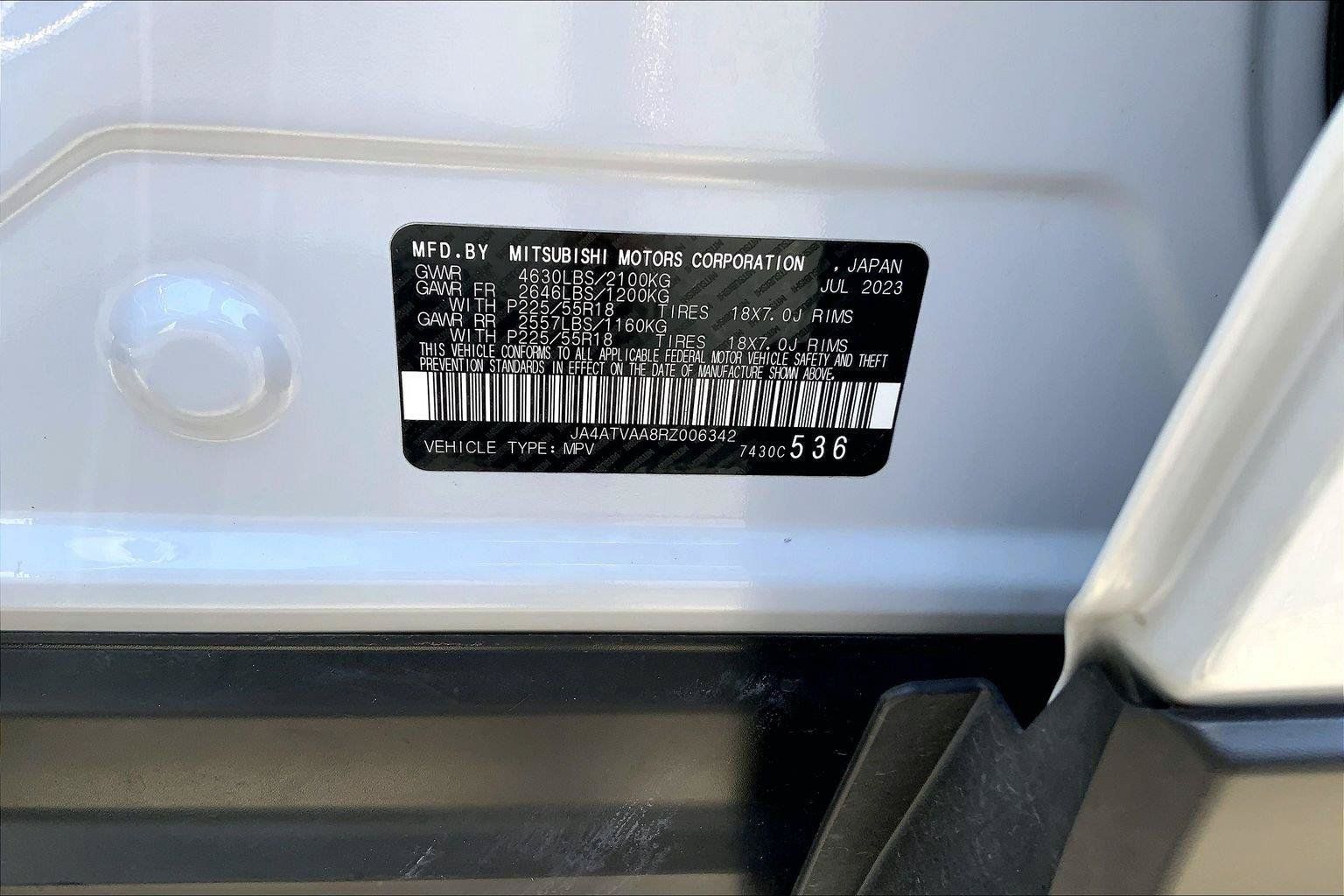 Used 2024 Mitsubishi Eclipse Cross LE AWD/4WD image 31