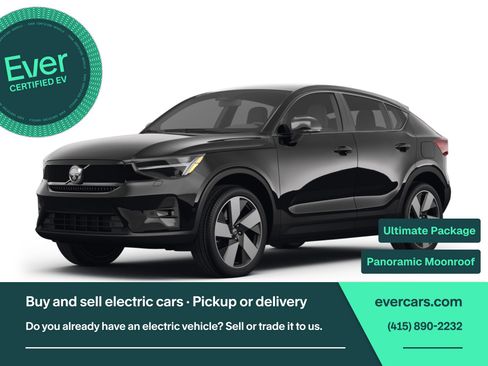 Used 2023 Volvo C40 P8 Recharge Ultimate AWD/4WD image 1