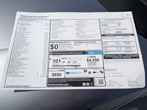New 2026 BMW i4 xDrive40i w/ Premium Package AWD/4WD image 17