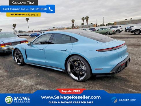 Used 2024 Porsche Taycan 4S AWD/4WD image 3