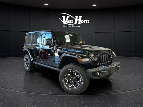 Used 2021 Jeep Wrangler Unlimited Rubicon 4xe w/ Steel Bumper Group AWD/4WD image 1