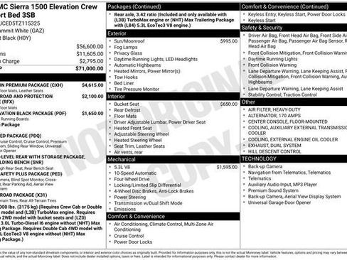 New 2026 GMC Sierra 1500 Elevation w/ Elevation Premium Package AWD/4WD image 37