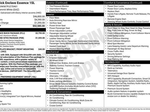 Used 2023 Buick Enclave Essence w/ Experience Buick Package AWD/4WD image 4