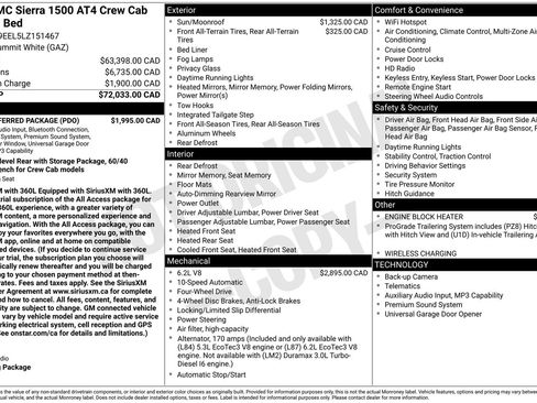 Used 2020 GMC Sierra 1500 AT4 w/ AT4 Preferred Package AWD/4WD image 39