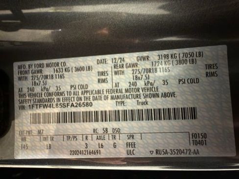 Used 2025 Ford F150 Tremor w/ Mobile Office Package image 31