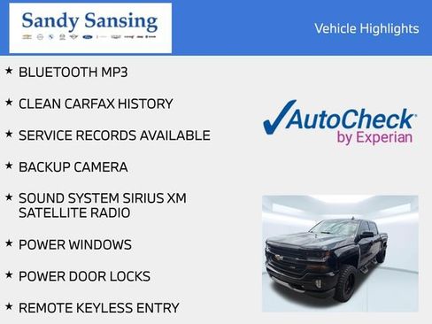 Used 2018 Chevrolet Silverado 1500 LT w/ All Star Edition AWD/4WD image 6