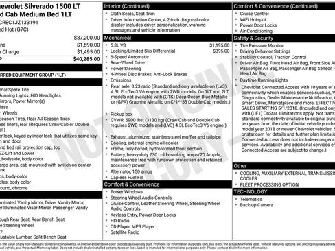 Used 2018 Chevrolet Silverado 1500 LT image 5