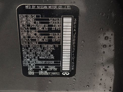 Certified 2025 INFINITI QX50 Luxe image 42